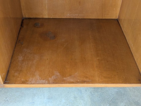 Image 1 of Mobile vintage a forma di fagiolo - Legno, tessuto, vetro