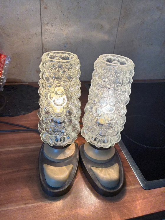 Image 1 of Lampade da tavolo Space Age di Helena Tynell per Orion Leuchten, anni '60, set di 2