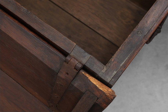 Image 1 of Large 18th Century Provincial oak Chest, France