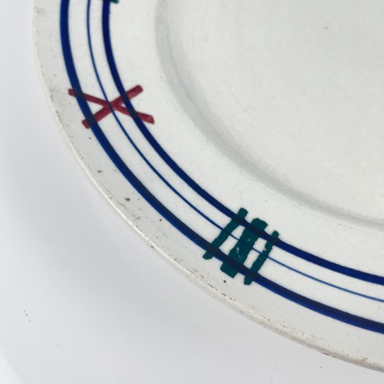 Image 1 of Rare round KG Lunéville "Tolosa" platter, 1910/1920