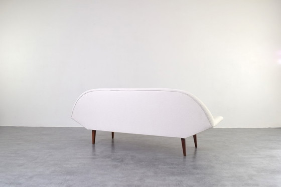 Image 1 of Deense teakhouten bank uit het midden van de 20e eeuw, jaren 60.