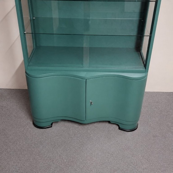 Image 1 of Art Deco vitrinekast, jaren 1950
