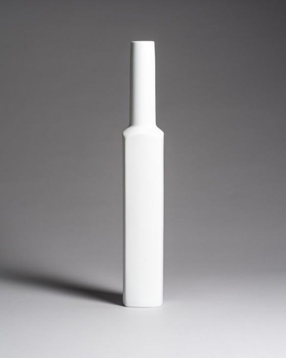 Image 1 of Rare XL Porcelain Vase Duo Hans Theo Baumann Rosenthal Germany 60s Vintage Chic