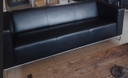 Gelderland Sofa, 3-seater, leather, model 6710, black, Jan des Bouvries