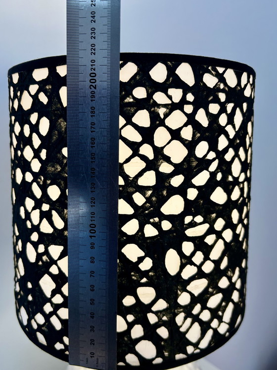 Image 1 of Rare mid-century vase lamp with Japanese shade