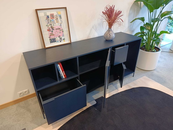 Image 1 of Credenza Tylko blu con ante e cassetti