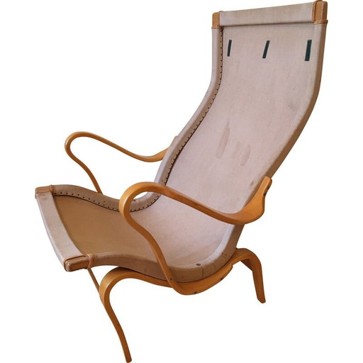 Poltrona vintage Pernilla di Bruno Mathsson per Dux, anni '60