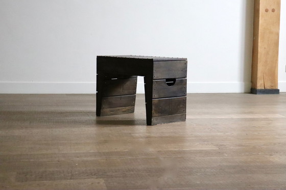 Image 1 of Dom Hans van der Laan Bossche School stool Netherlands 1970s
