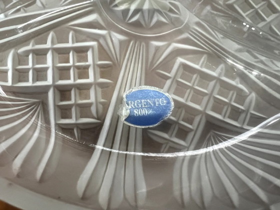 Image 1 of Bandeja para servir - Plata, Cristal - Bandeja para aperitivos