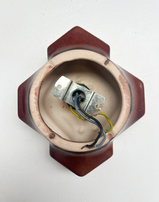Image 1 of Set of 3 ceramic wall lamps by PAN Keramik, 1960s