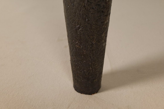 Image 1 of Large French Modernist Stoneware Vase