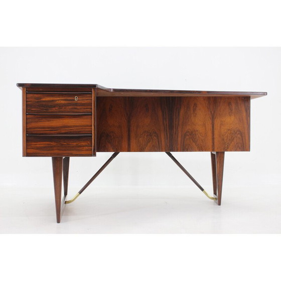 Image 1 of Vintage "Boomerang" desk in rosewood by Peter Løvig Nielsen for Hedensted Møbelfabrik, Denmark 1960s