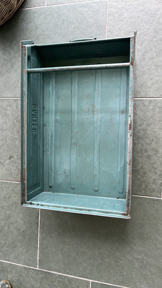 Image 1 of Lager fix metalen stapel bak