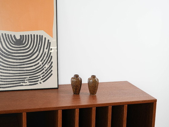 Image 1 of Set of brown ceramic vases, Danish design, 1960s, made in Denmark