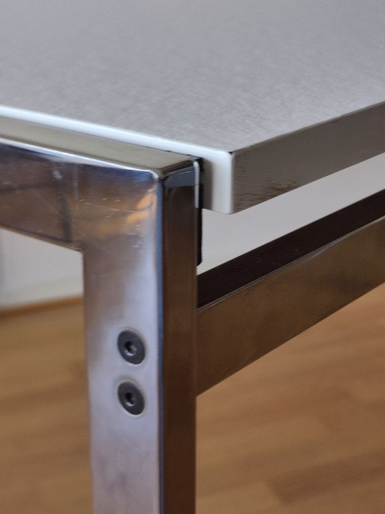 Pastoe TU30 cromo extensible Mesa de comedor – Mesas de comedor, Metal (photo 11 of 15)