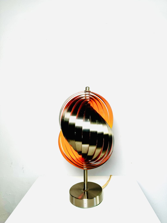 Image 1 of SPIRAAL MAANLAMP DOOR MASSIVE, BELGIË, jaren 1980