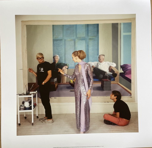 Cecil Beaton, David Hockney, Maudie James e Peter Schlesinger, Vogue dicembre 1968, Copyright The Condé Nast Publications Ltd, P