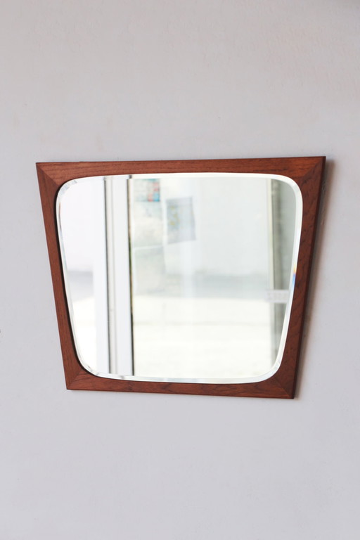 Vintage teak mirror - Aksel Kjersgaard - Danish design 1960