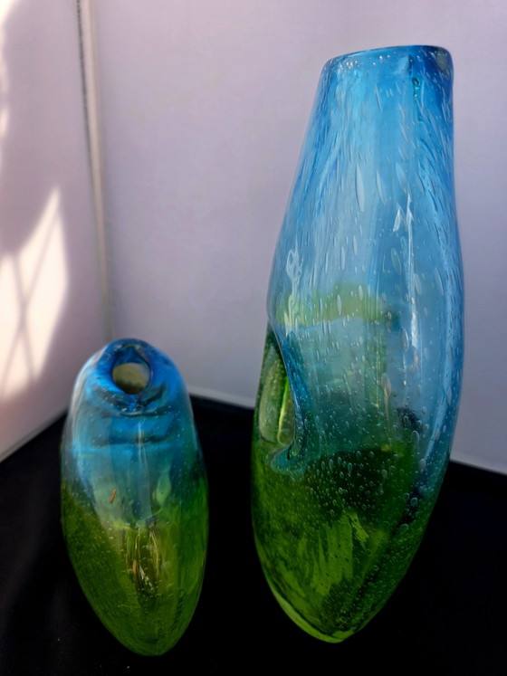 Vintage vase set – Glass (photo 5 of 11)