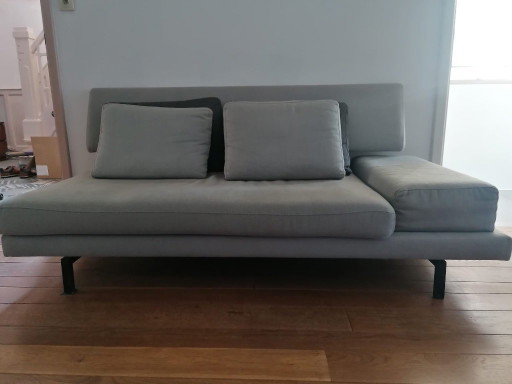 2-delige grijze designbank
