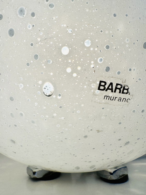 Image 1 of TAFELLAMP VAN ALFREDO BARBINI VOOR VETRERIA ALFREDO BARBINI, ITALIË, 1970