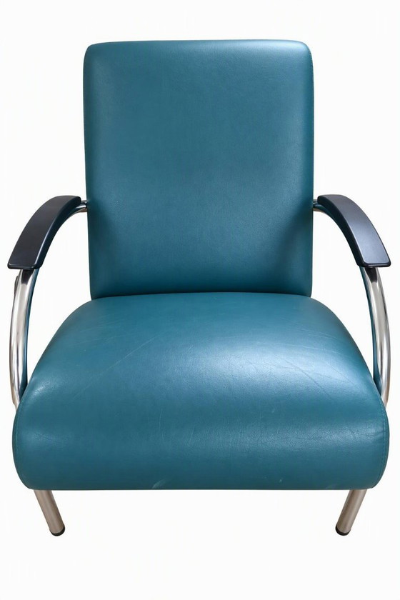 2 Gelderland Sillones, Cuero, Verde (foto 5 de 5)