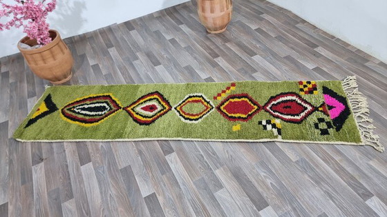 Authentique tapis de passage berbère 300/80cm – Wool (photo 6 of 10)