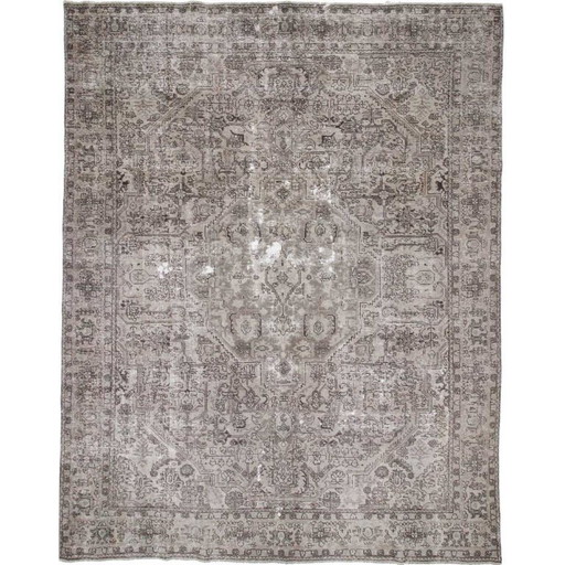 Hand-knotted vintage art rug 386x291cm
