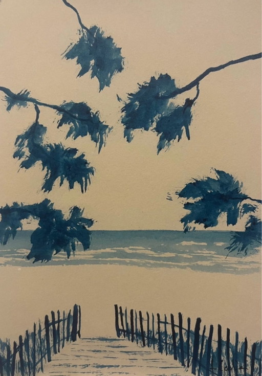 Artist's sketch 21x15cm