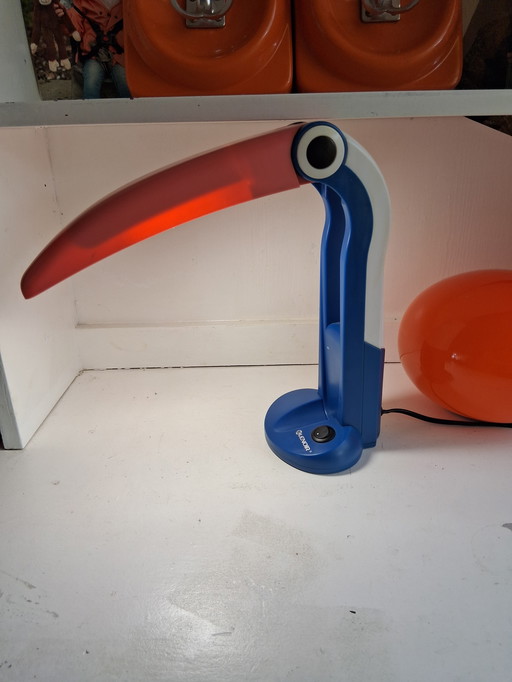 Lampe à poser toucan / toucan vintage j 80