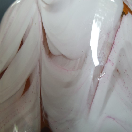 Beautiful art glass vase "Amore" collection by Polish glass studio Jozefina Krosno. (photo 10 of 10)