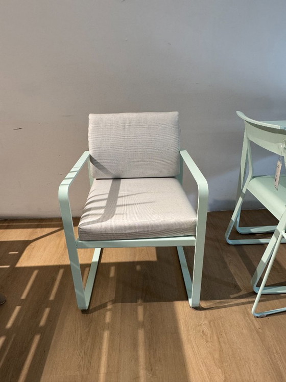 Fermob garden set table bench & 3 different chairs Ice Mint – Garden tables, Aluminium (photo 8 of 9)