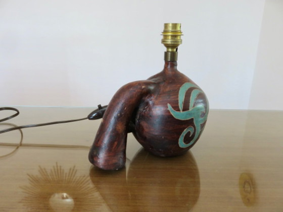 Image 1 of Lamp van keramiek, gesigneerd, circa 1960