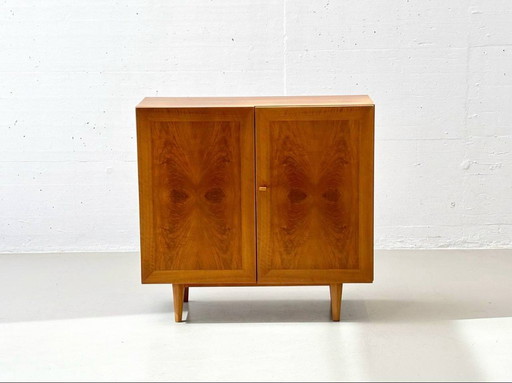 Prachtig notenhouten highboard, jaren 1950