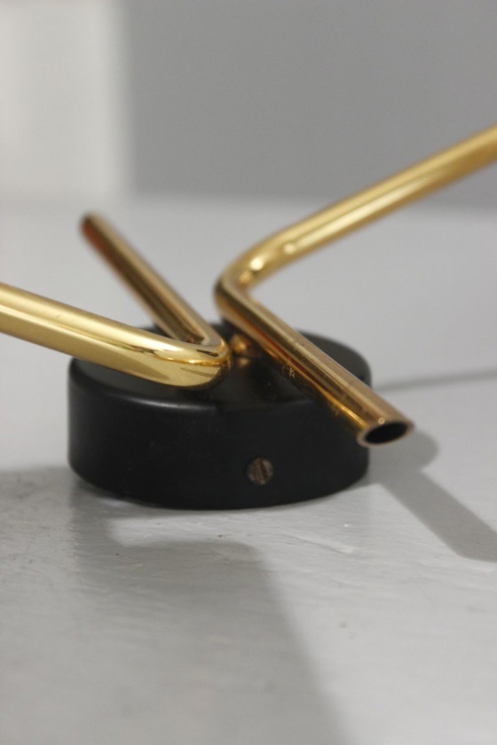 Image 1 of Pareja de apliques de pared de los años 50, diseño Arlus Lunel Guariche Stilnovo