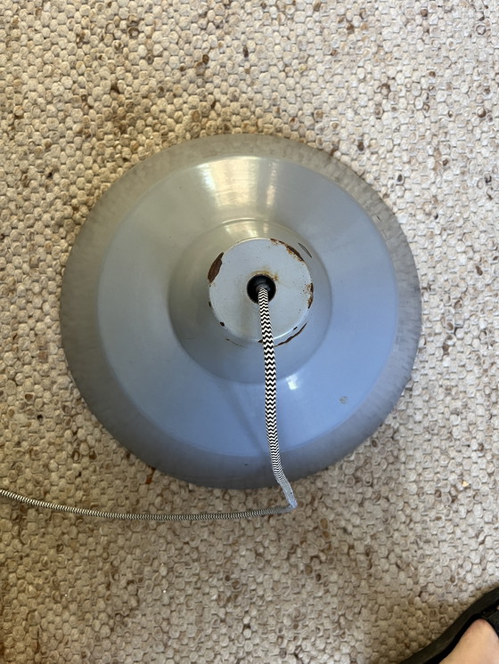 Image 1 of Louis Poulsen Vintage Hanglamp Grijs Emaille