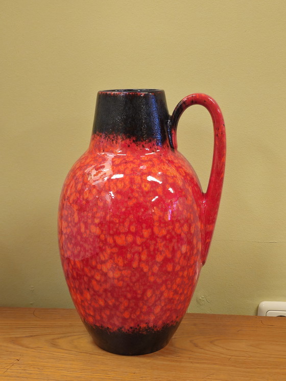 Image 1 of Vintage West Germany Scheurich Vloervaas Vaas Oorvaas 