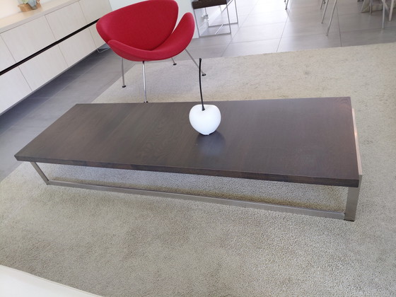 Bert Plantagie Coffee Table – Wood, rvs (photo 5 of 5)