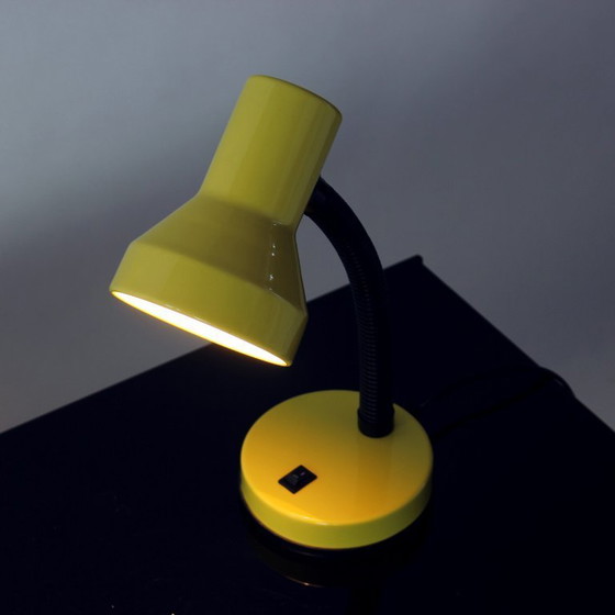Image 1 of Yellow Rendi "Baby 2" Adjustable Desk Lamp, Czechoslovakia 1990s