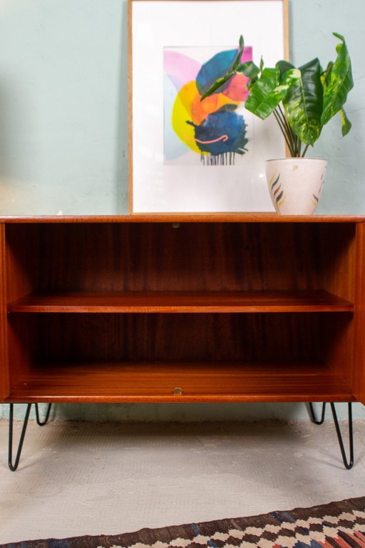 Vintage teak chest of drawers sideboard cabinet mid century 60s