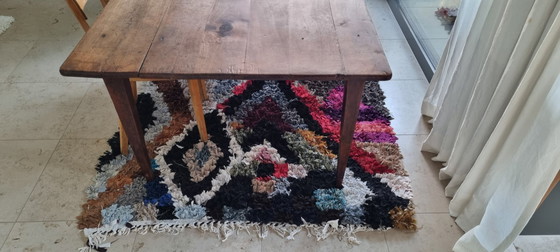 Image 1 of Curated dining room ensemble with rare vintner's table & Horgen-Glarus chairs