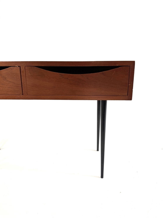 Image 1 of Armoire murale vintage en teck des années 60