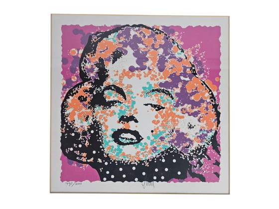 Image 1 of Dutch design - Ad van Hassel - Marilyn Monroe - Screen printing - limited edition