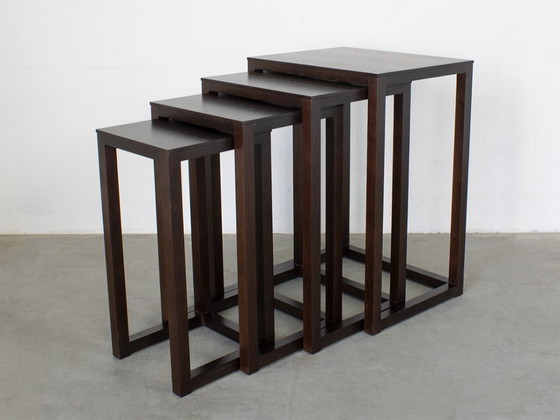 Image 1 of Mesas auxiliares Wittman (4x) diseño Josef Hofman