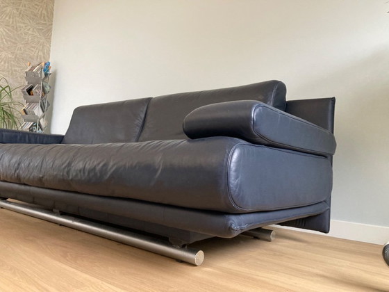 Rolf Benz Design Sofa – Leather, Metal (photo 5 of 5)