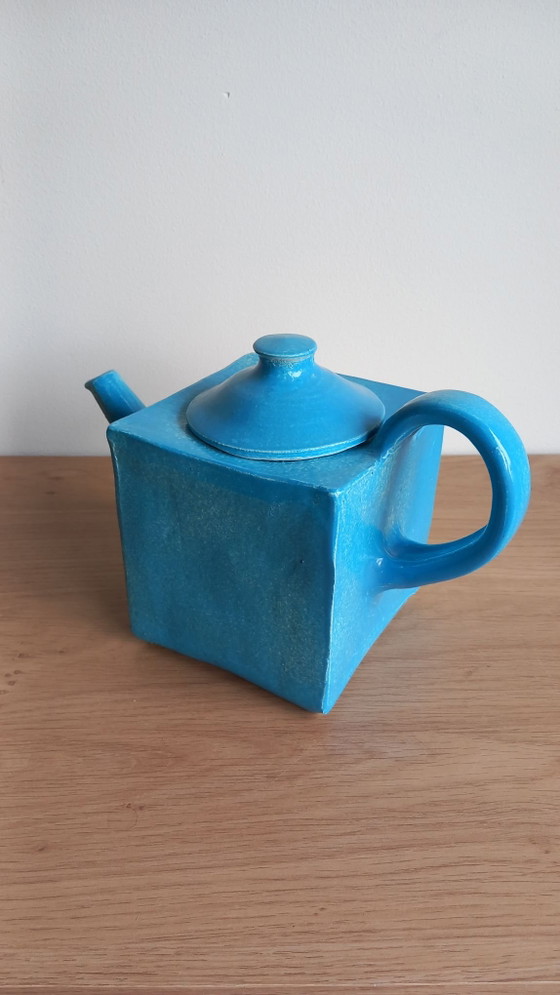Handmade design teapot Scorlewald – Modernist square – Scorlewald (Atelier Feniks), Crockery, Ceramic (photo 2 of 8)