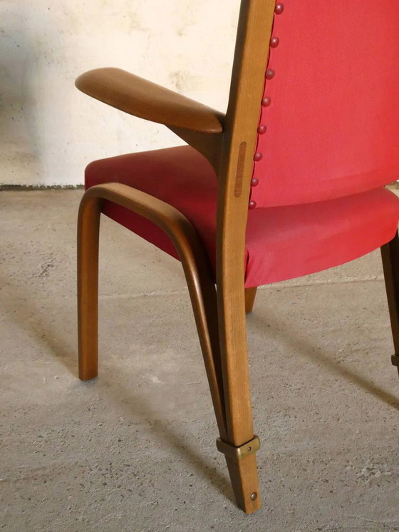 Bow Wood Sessel, Steiner, 1950 – Holz, Messing, Design (photo 6 of 7)