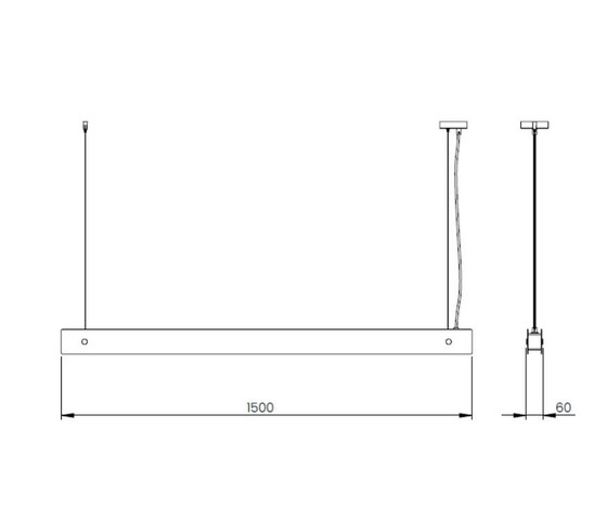Image 1 of Frandsen Bridge pendant lamp, black