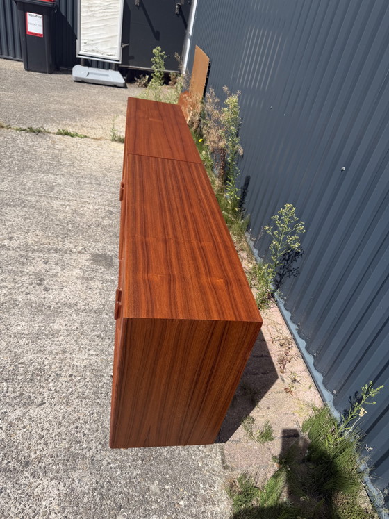 Vintage Teak Sideboard Dresser 2-Piece – Wood (photo 14 of 20)