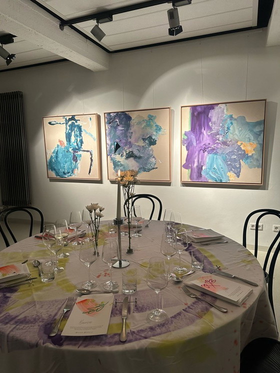 Image 1 of Nadenken... - Origineel hedendaags abstract kunstwerk